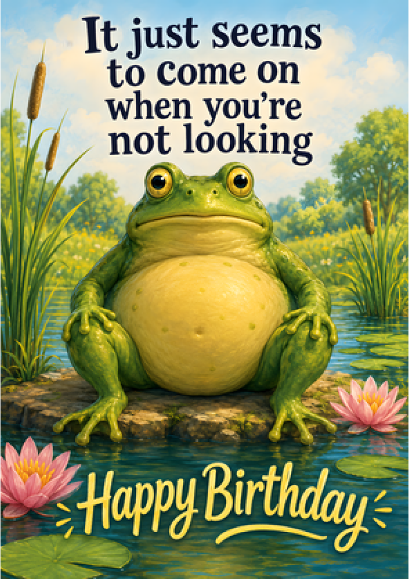 It Just Seems To Come On (Frog)