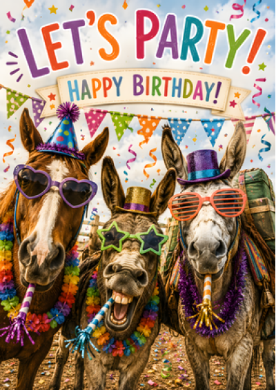 Let's Party! (Donkeys)