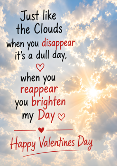 You Brighten My Day - Valentine's