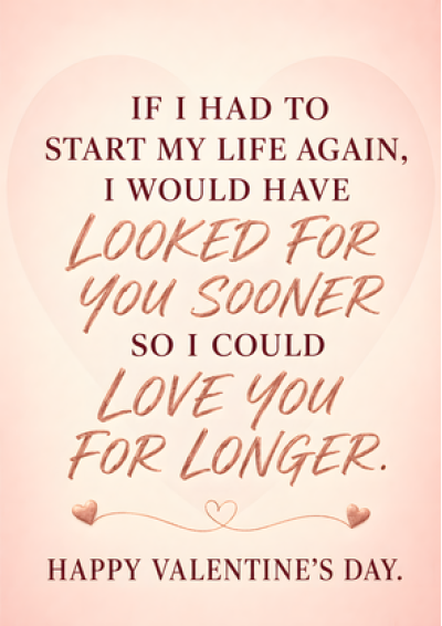 Looked For You Sooner