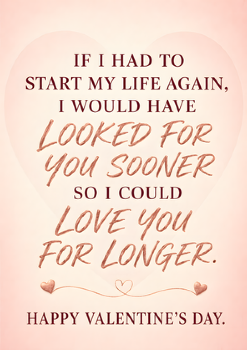 Looked For You Sooner