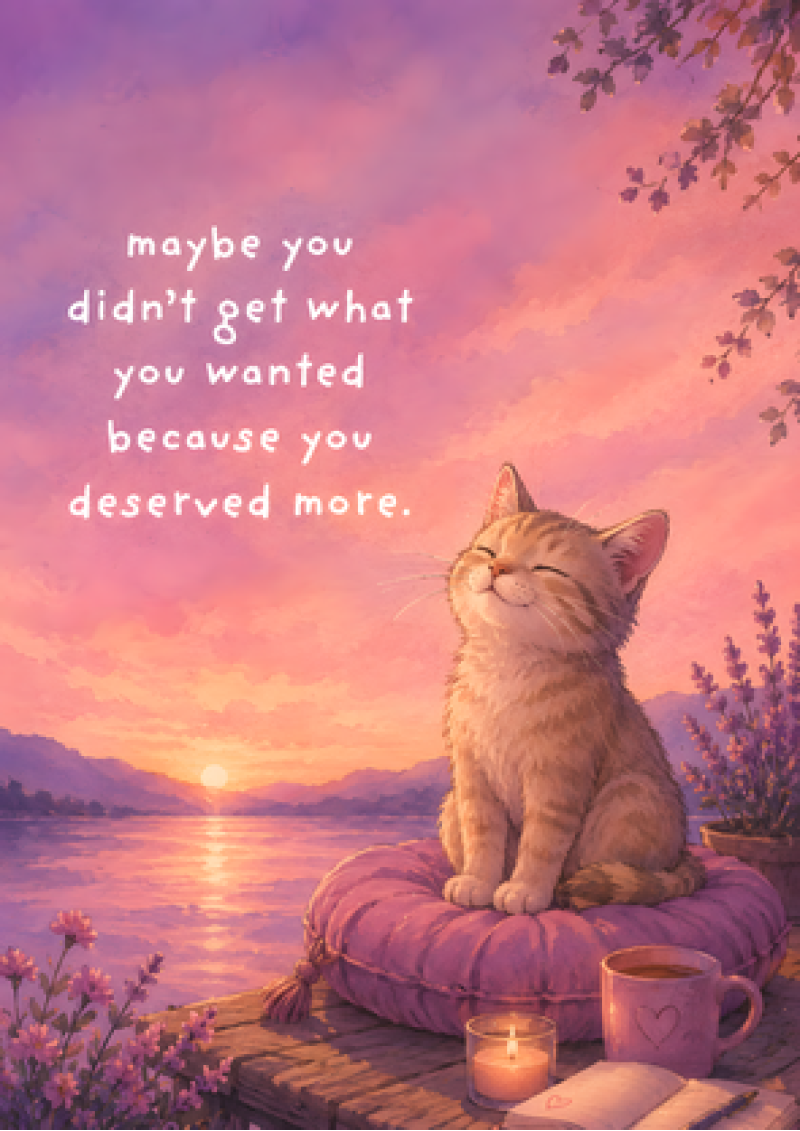 Maybe You Deserved More (Sunset Kitten)