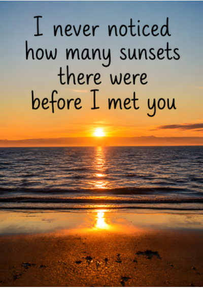Sunsets Before I Met You
