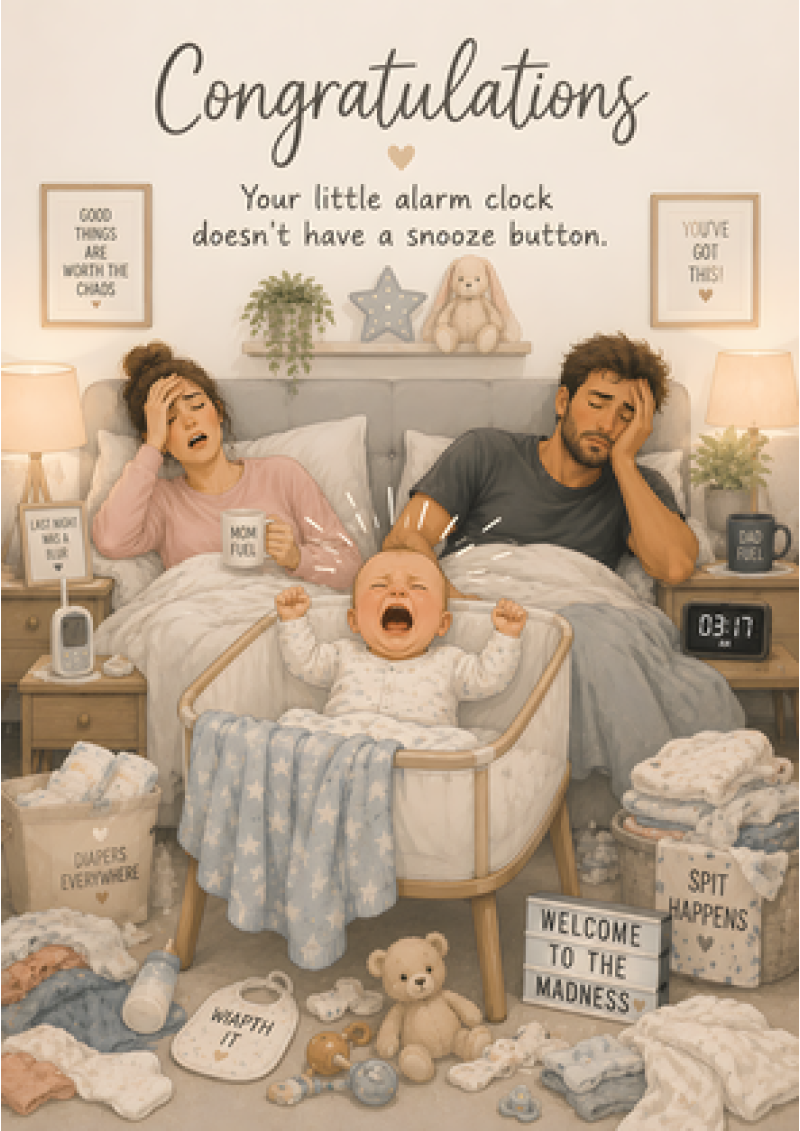 New Baby No Snooze Button
