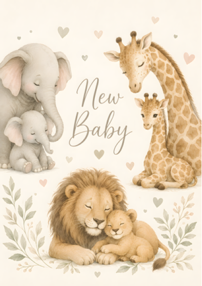 New Baby Safari Animals
