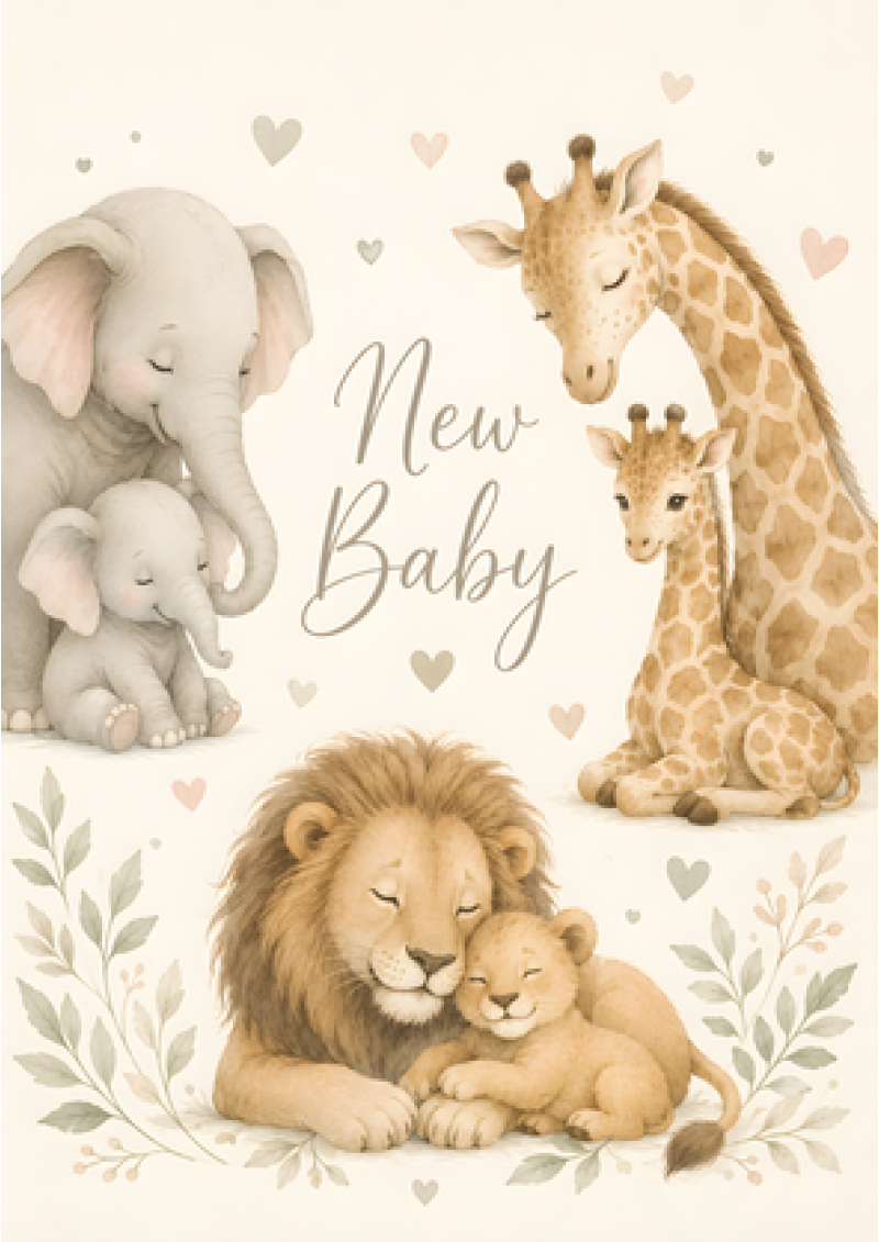 New Baby Safari Animals