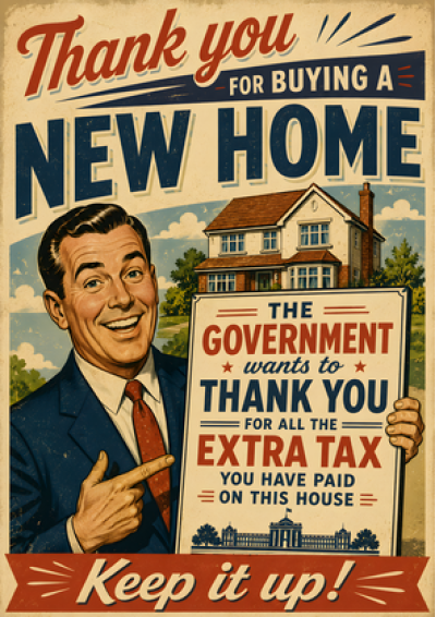 New Home Tax Man Thank You