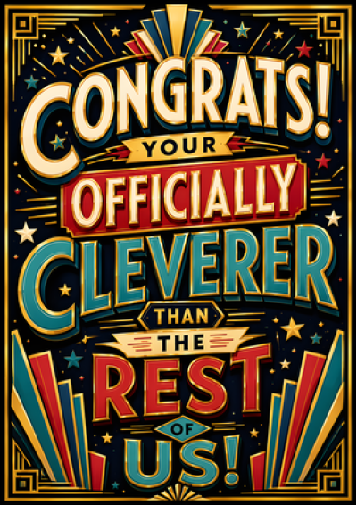 Officially Cleverer Than The Rest