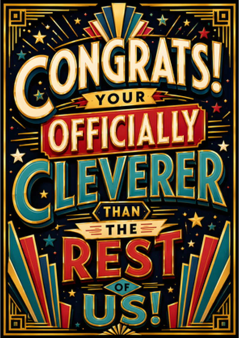 Officially Cleverer Than The Rest