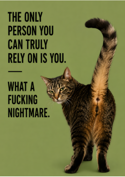 The Only Person You Can Rely On (Cat)
