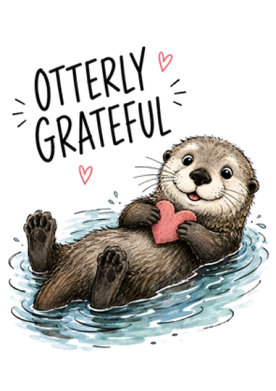 Otterly Grateful Otter