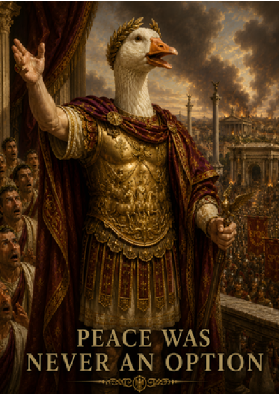 Peace Was Never An Option (Roman Goose)