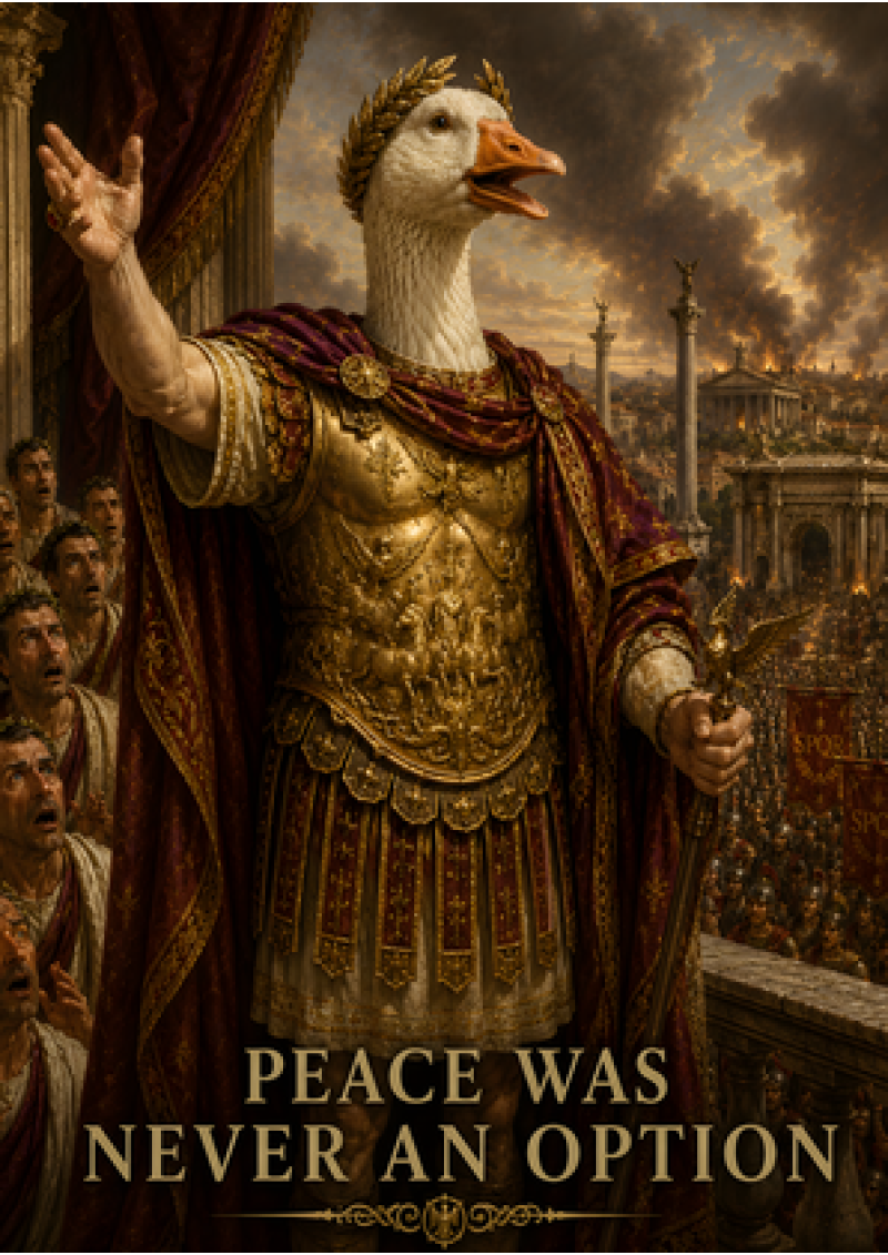 Peace Was Never An Option (Roman Goose)
