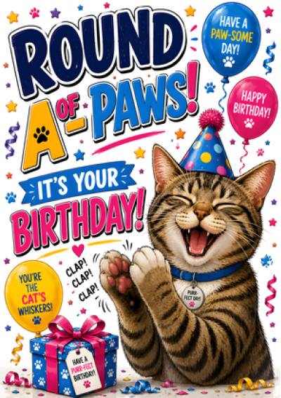 Round of A-Paws (Cat)