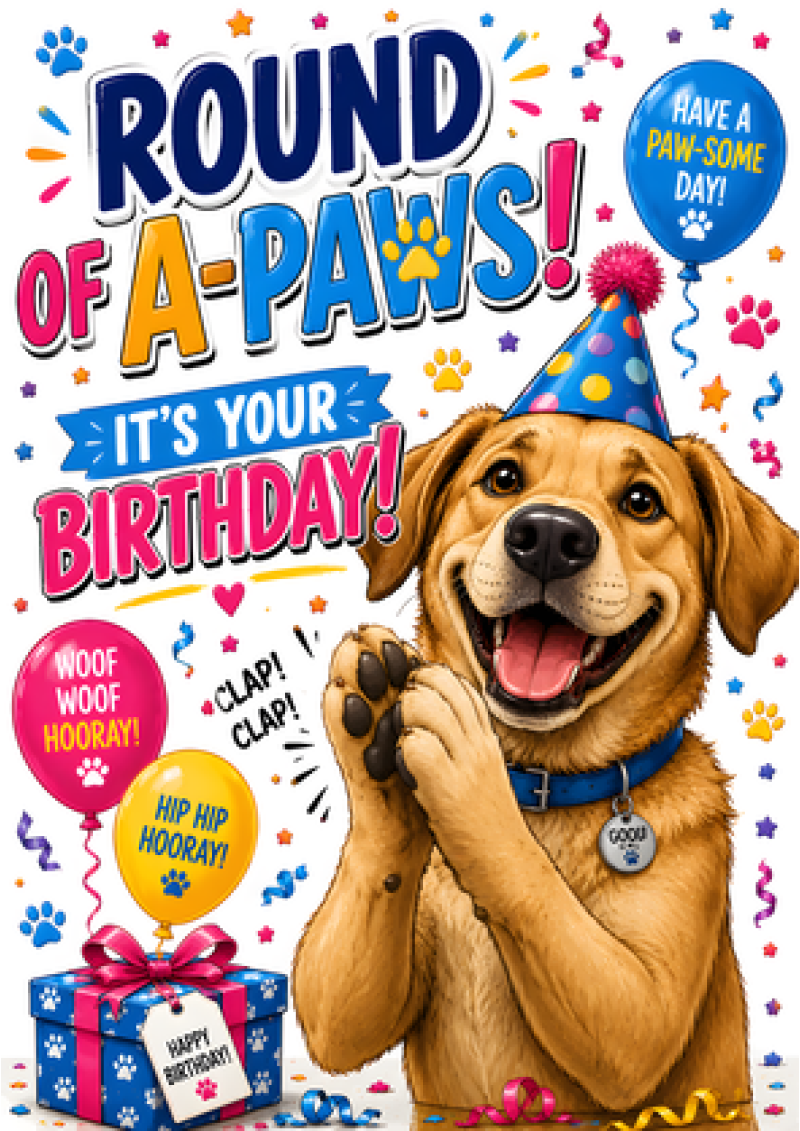 Round of A-Paws (Dog)