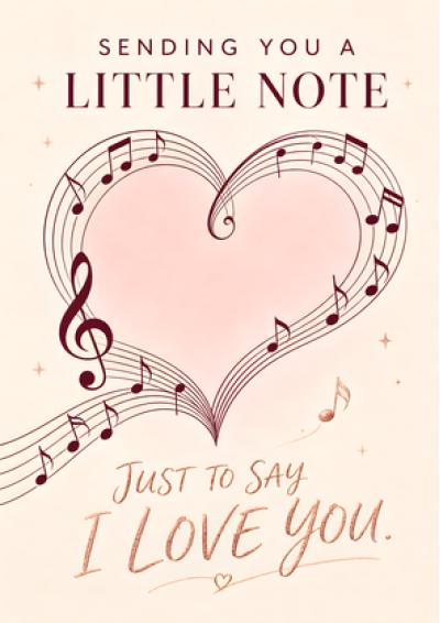 Sending You A Little Note (I Love You)