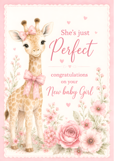 She's Just Perfect New Baby Girl