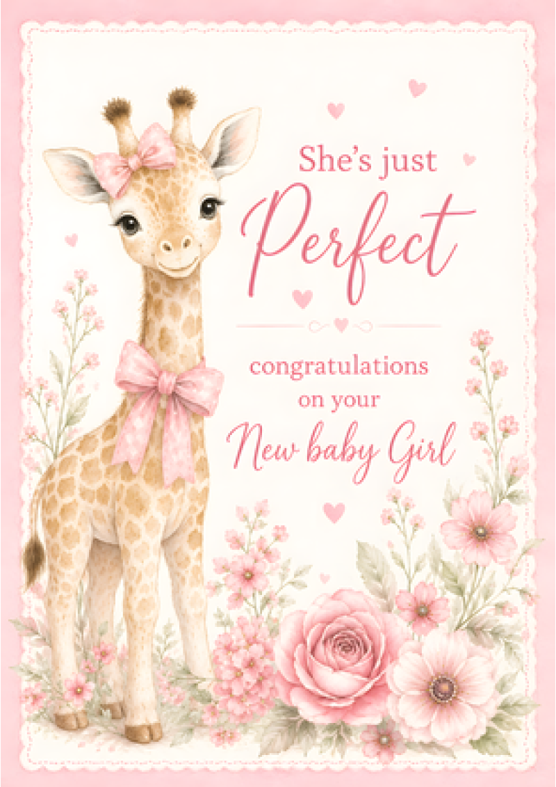 She's Just Perfect New Baby Girl