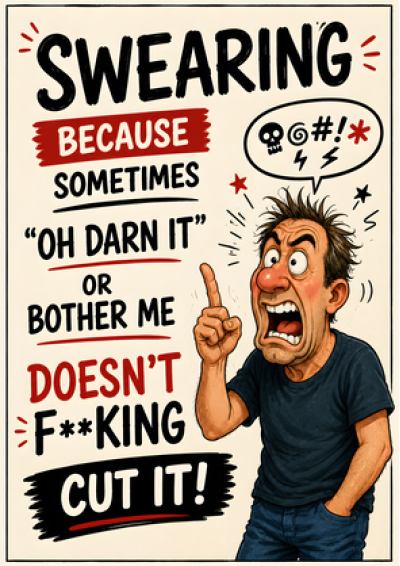 Swearing (Oh Darn It Doesn't Cut It)