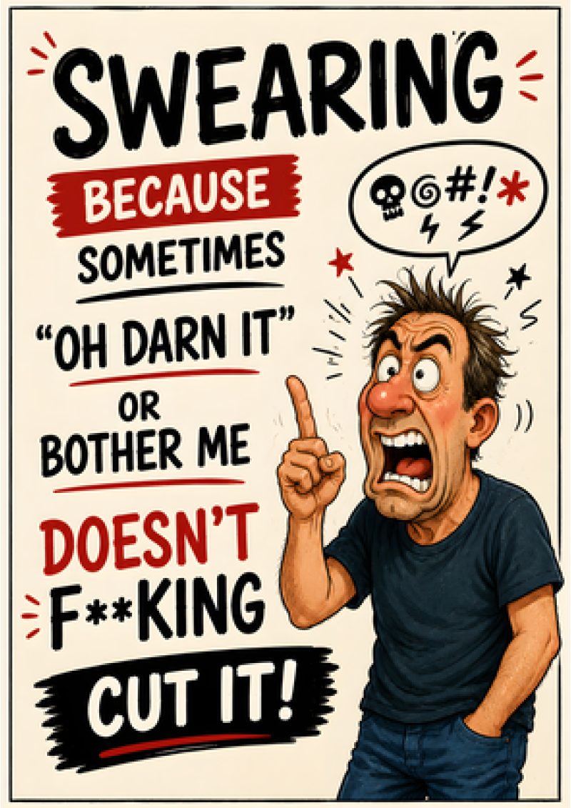 Swearing (Oh Darn It Doesn't Cut It)