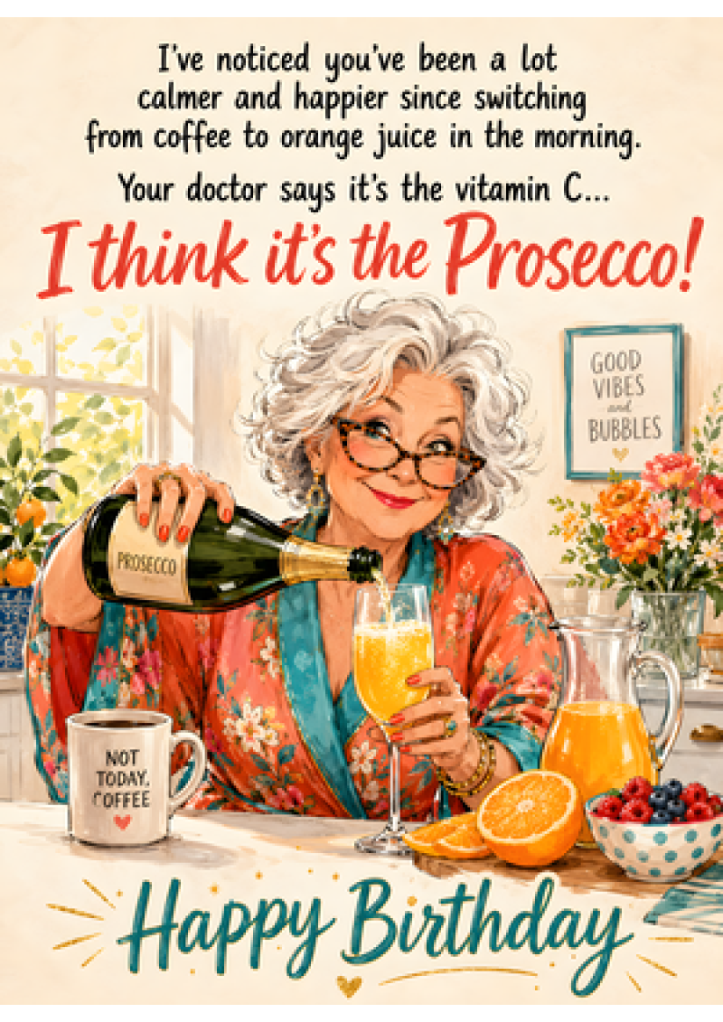 I Think It's The Prosecco