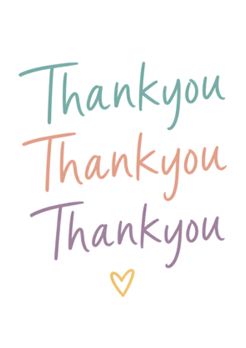 Thank You Thank You Thank You