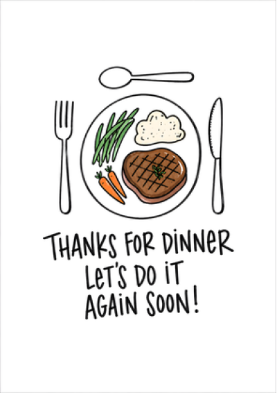 Thanks For Dinner
