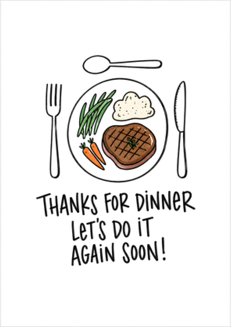 Thanks For Dinner