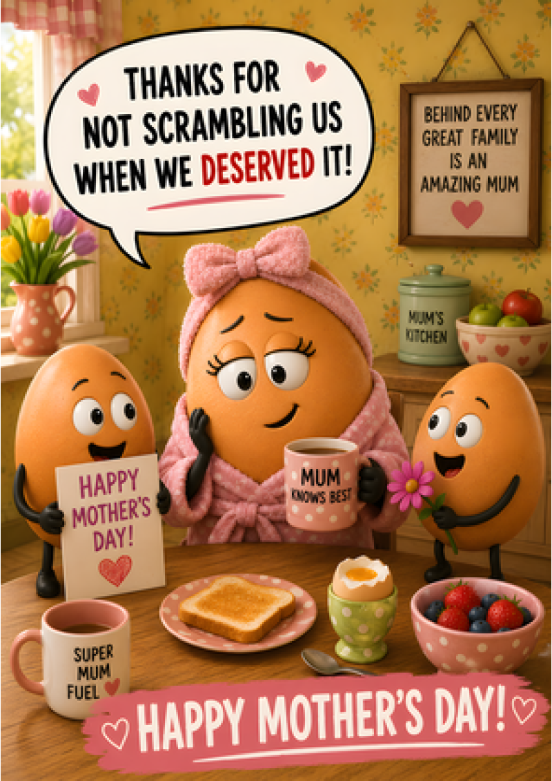 Thanks For Not Scrambling Us (Mother's Day)