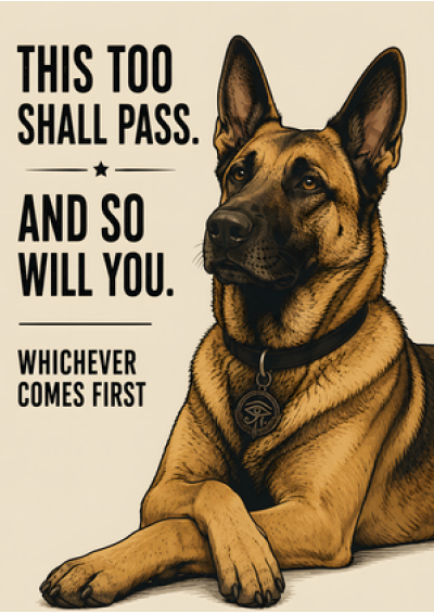 This Too Shall Pass (Dog)