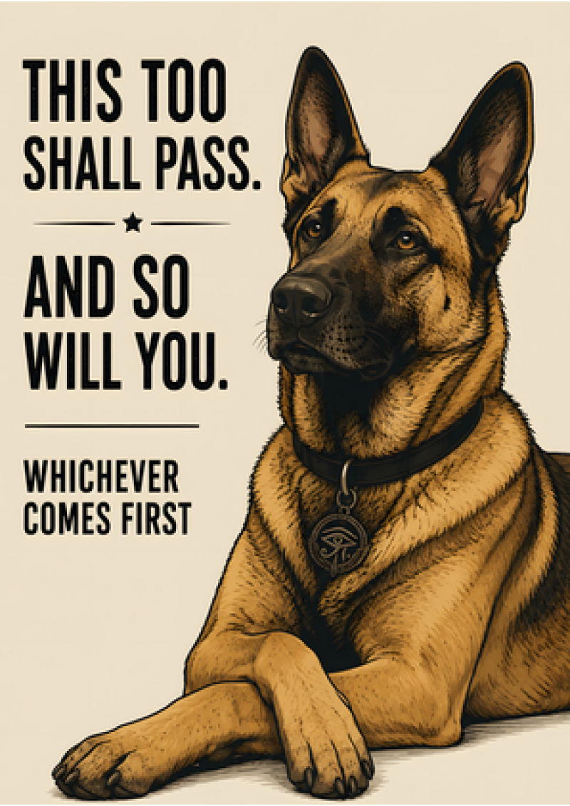 This Too Shall Pass (Dog)