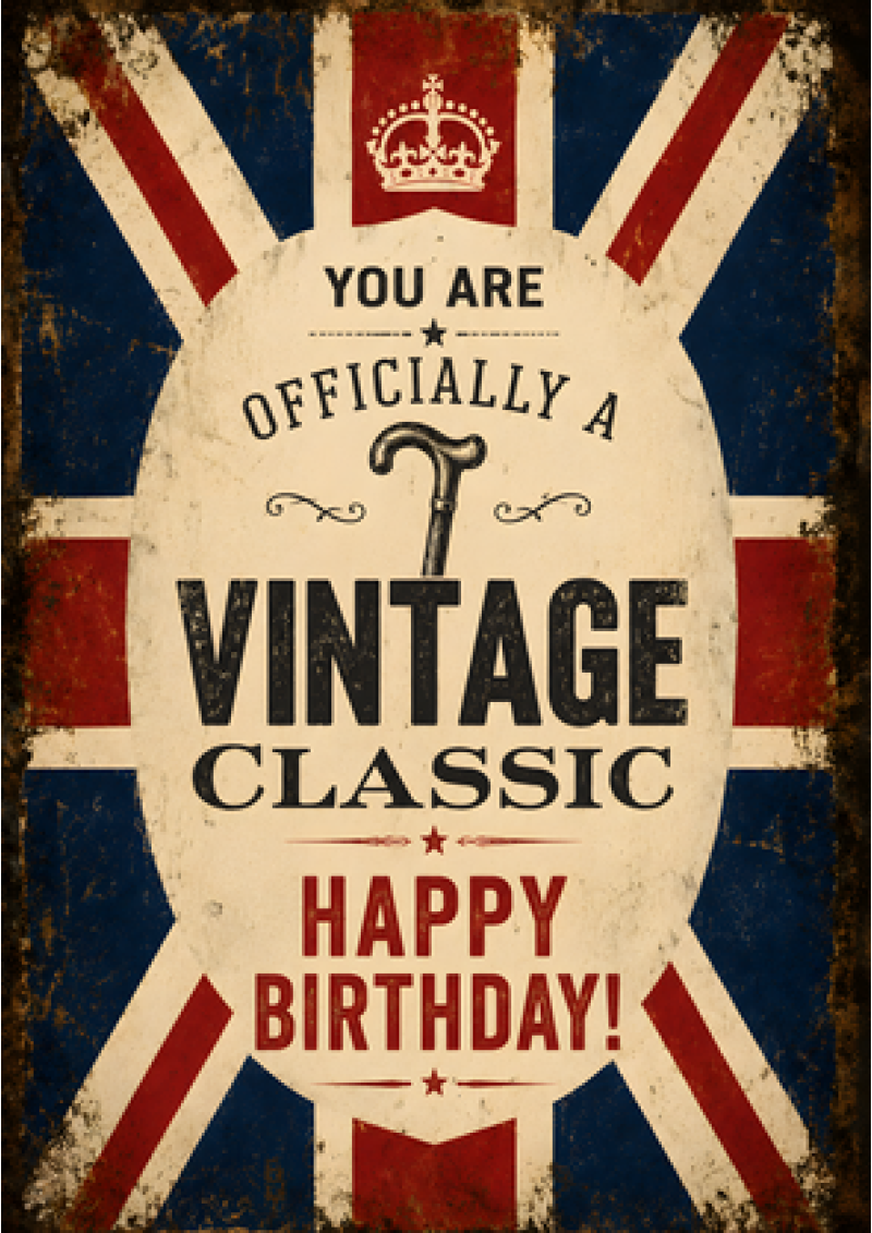 Officially a Vintage Classic – Happy Birthday