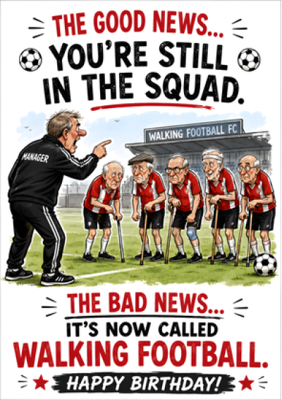 Walking Football – Still in the Squad