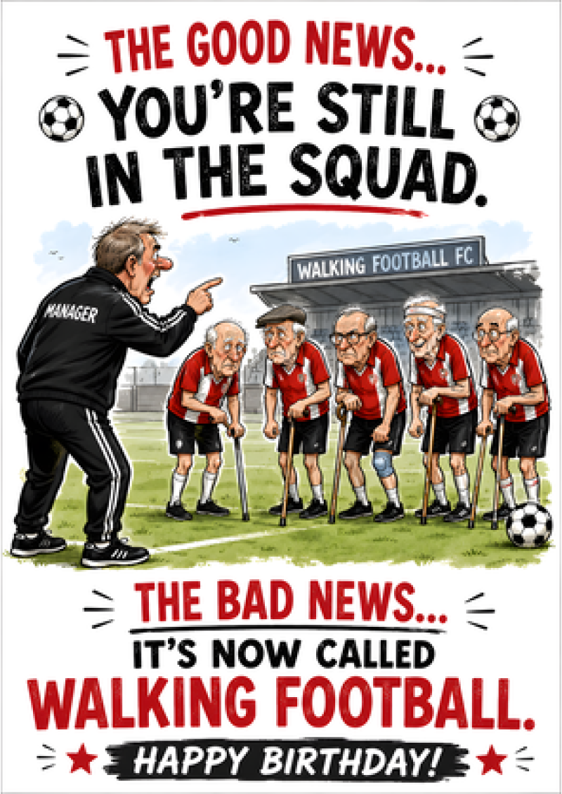 Walking Football – Still in the Squad
