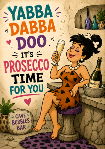 Yabba Dabba Doo, It's Prosecco Time