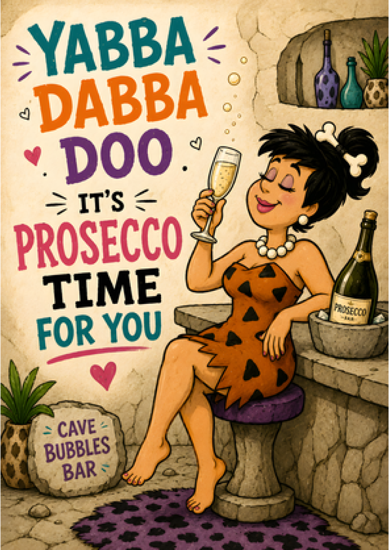 Yabba Dabba Doo, It's Prosecco Time