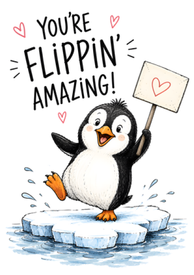 You're Flippin Amazing Penguin